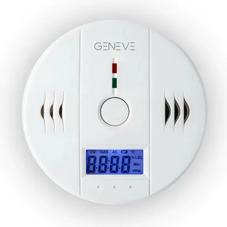 Sensor Alarma Detector Co Monoxido de Carbono - Geneve