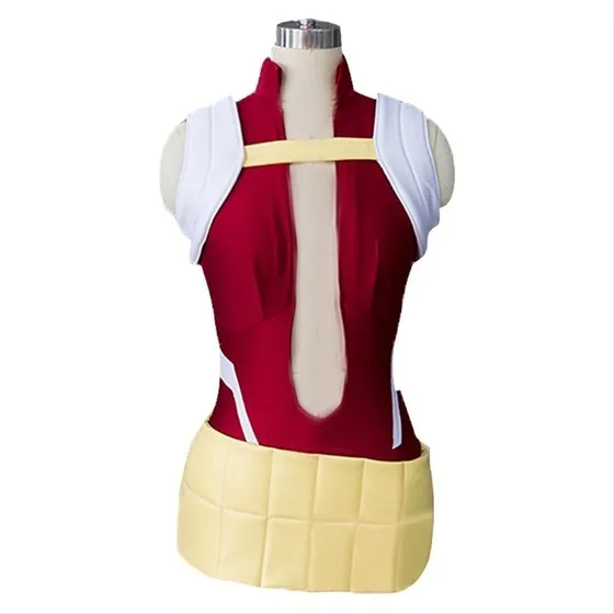 My Hero Academia Yaoyorozu Momo Cosplay Rojo Uniforme Mujer