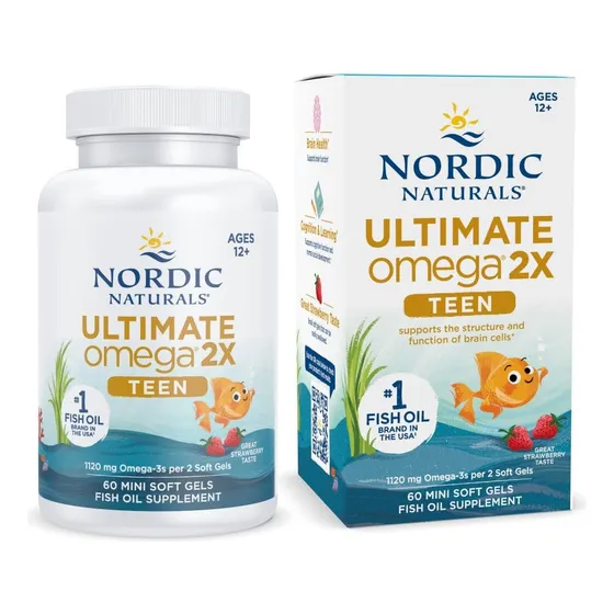 Suplemento Nordic Naturals Ultimate Omega 2x Teen 60 Soft Ge
