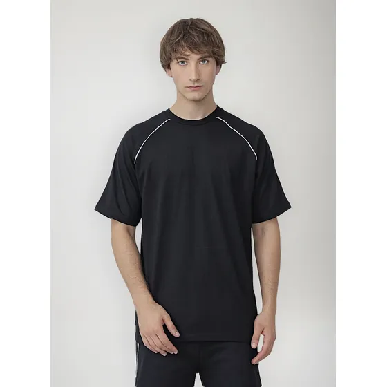 Remera Hueso De Perro Oversize Vivo Liso Hombre