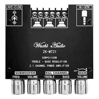 Placa Amplificadora Zk-mt21 2.1 200w Bluetooth 5.0 Placa Amplificadora Zk-mt21 2.1 200w Bluetooth 5.0