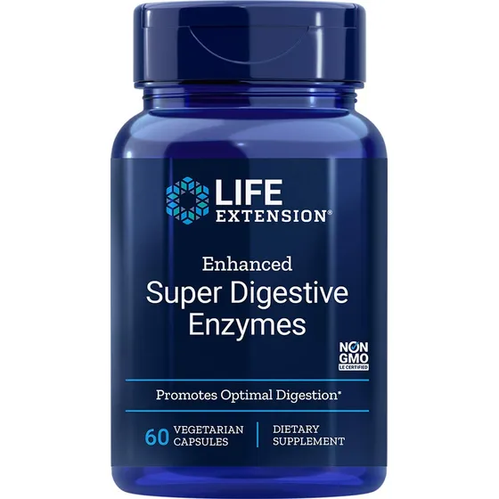Enzimas Superdigestivas Mejoradas Supplement Life Extension