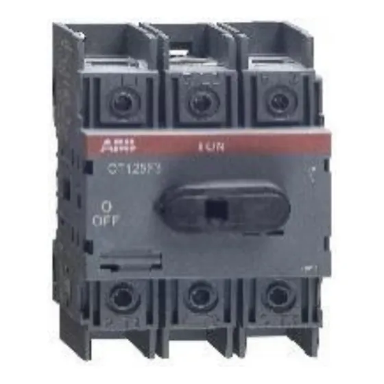 Seccionadores Manuales O Breaker 3 Polos 80 Amp Marca  Abb