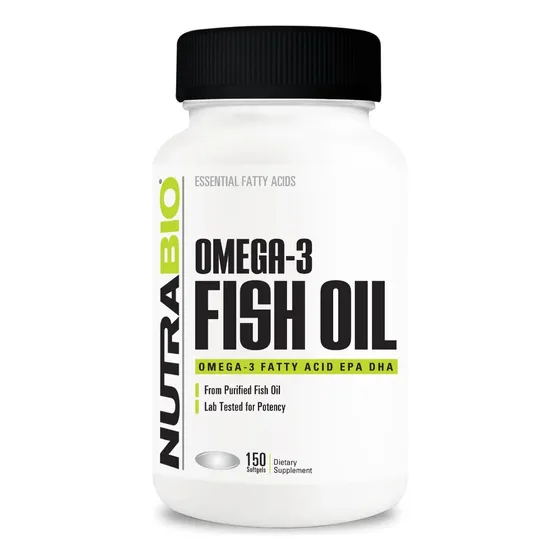 Omega 3  Aceite De Pescado Nutrabio 150 Capsulas