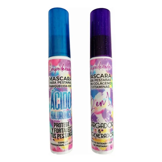 Duo Rimel Empoderada Mascara De Pestañas Azul Y Morado