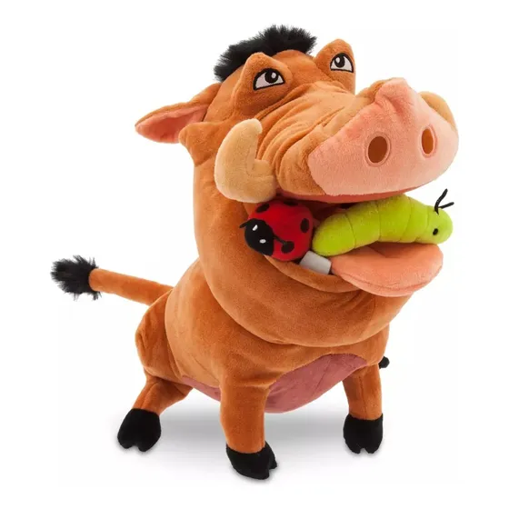 Pumba O Rei Leão Pelúcia Original Disney Store Boneco Timão