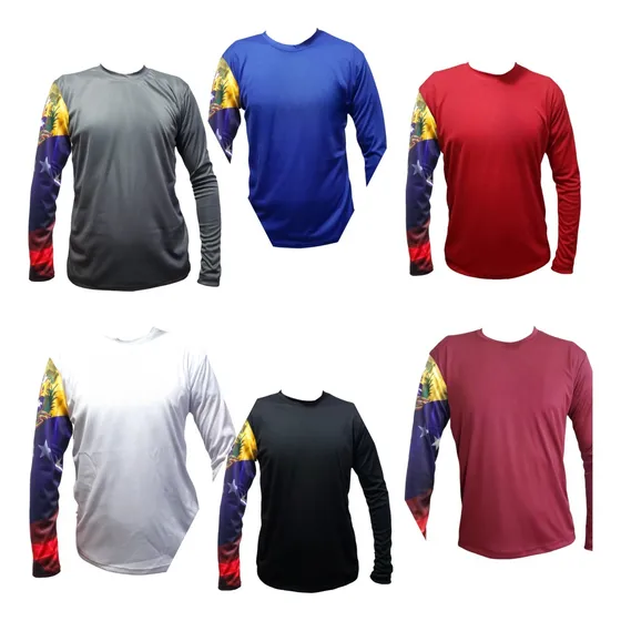 Sudadera Deportiva Dryfit Manga Venezuela Sueter De Muselina