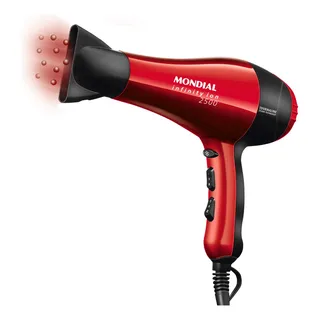 Secador De Cabelo Infinity 2500 Sc-12 Vermelho 1900w Mondial Secador De Cabelo Infinity 2500 Sc-12 Vermelho 1900w Mondial