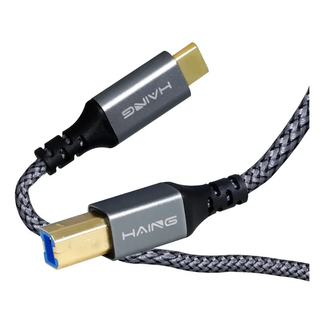 Cable Para Impresora Tipo C A Usb B 2.0 Macho 1.8m 480 Mbps