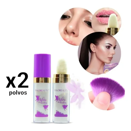 Polvo De Hada Iluminador Maquillaje Glow Belleza Makeup
