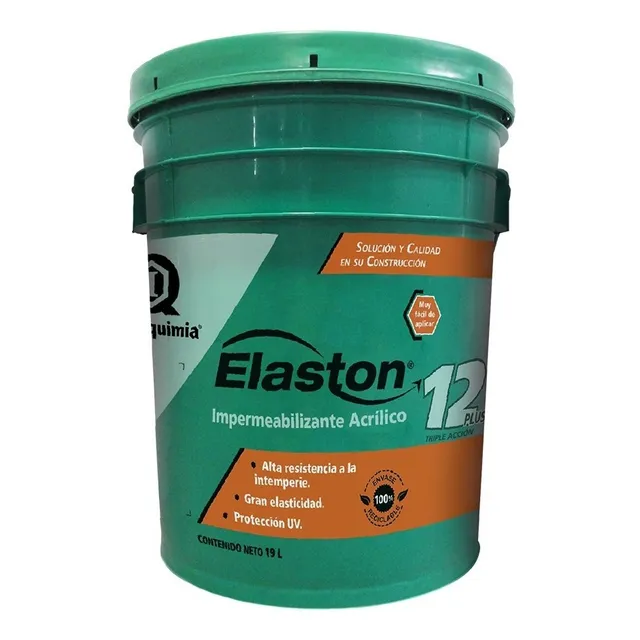 Impermeabilizante Acrílico 12 Años Elaston Blanco 19 LImperquimia