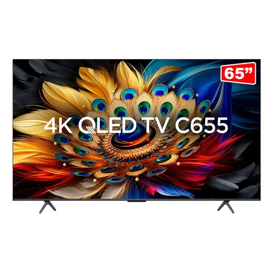 Tcl 65c655 4k Qled Smart Tv - Tela Grande 65 Polegadas