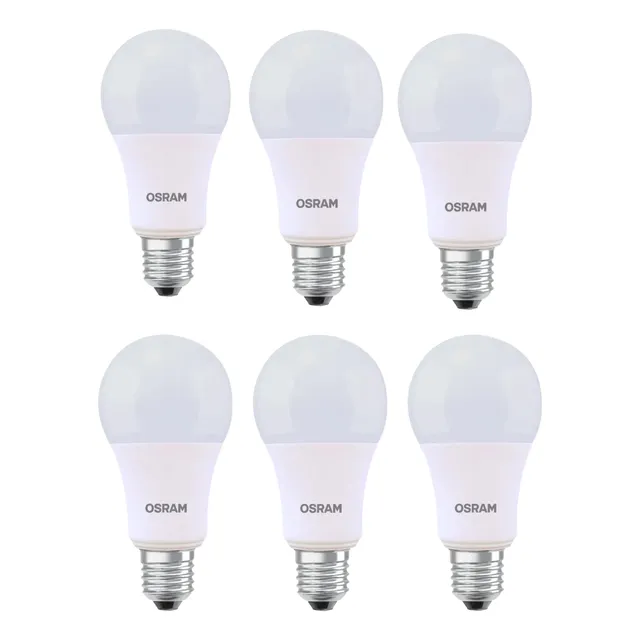 Pack X6 Focos Led 14w Luz Cálida Osram