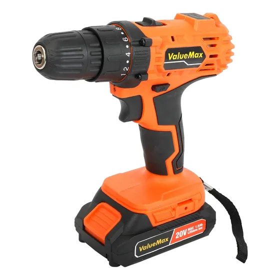 Taladro Atornillador Inalámbrico Valuemax 20v 1400 Rpm