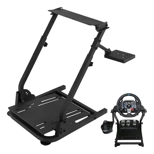 Vevor - Soporte De Volante G29 G920 Racing, Apto Para Logitech G27/g25/g29, Soporte De Volante Para Juegos Thrustmaster T80 T150 Tx F430, Pedales De Rueda No Incluidos