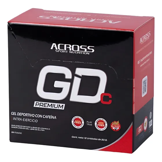 Gdc - Gel Deportivo Con Cafeína Across 12 Unidades X20gr.