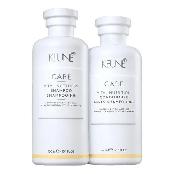 Kit Keune Care Vital Nutrition Shampoo 300ml + Condicionador 250ml Nutrição Intensiva