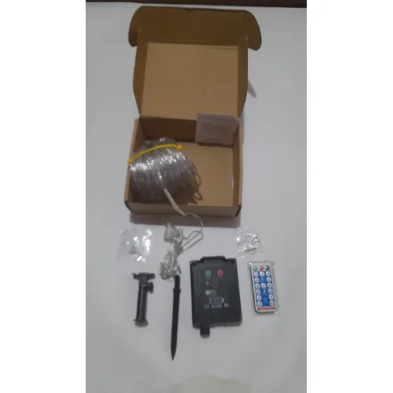Tira Led Solar Manguera Decortiva Luces Varias Colores