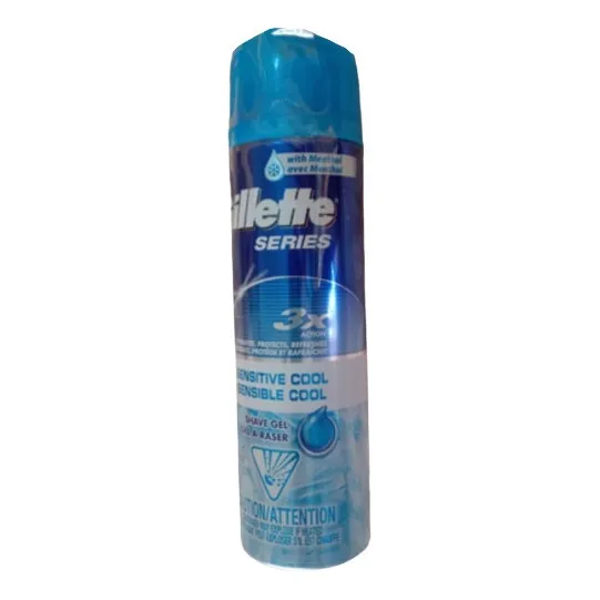 Gel De Afeitar Gillette 3x Series Azul De 198gr