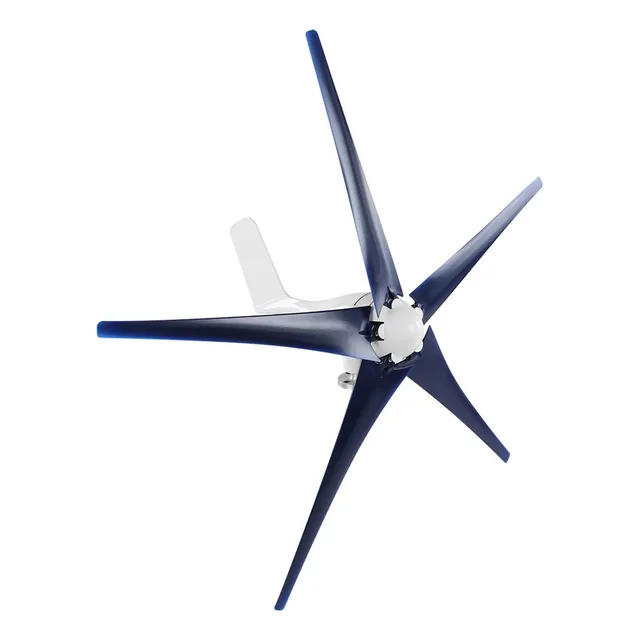 Generador Eólico 1600w 5 Palas 24v Azul Dínamo