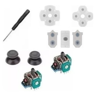 Kit Reparo Para Controle Ps4 Analogico Botão Borracha 030 Kit Reparo Para Controle Ps4 Analogico Botão Borracha 030