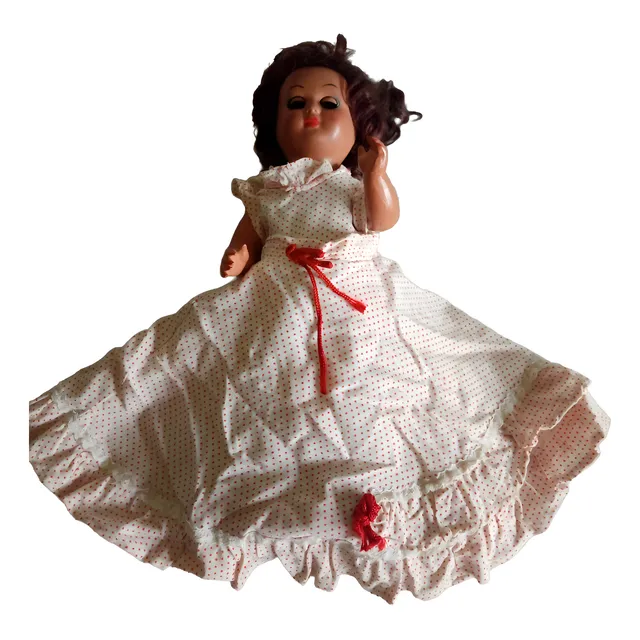Muñeca Antigua Décad Del 60 Carolina O Nicoletta?