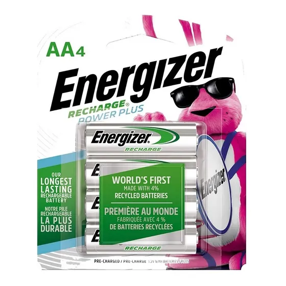 Pilas Baterias Energizer Recargables Aa 2300 A Power Plus X4