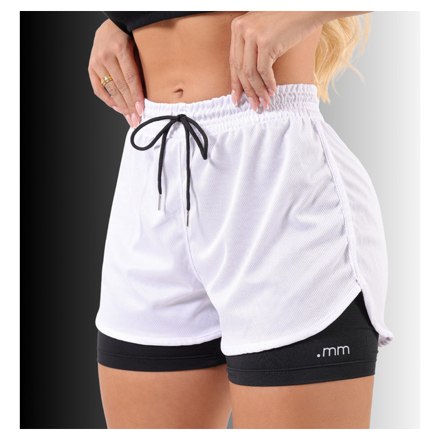Short Duplo Compreensão Fitness Bermuda Academia Feminino Short Duplo Compreensão Fitness Bermuda Academia Feminino