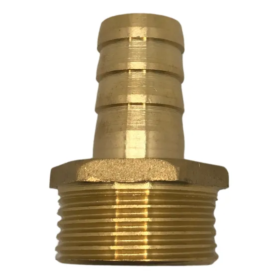 Adaptador Latão Espigão Rosca Macho 1  Bsp P/ Mangueira 3/4