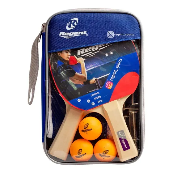 Set De Ping Pong 2 Raquetas Pelotas Malla Paral