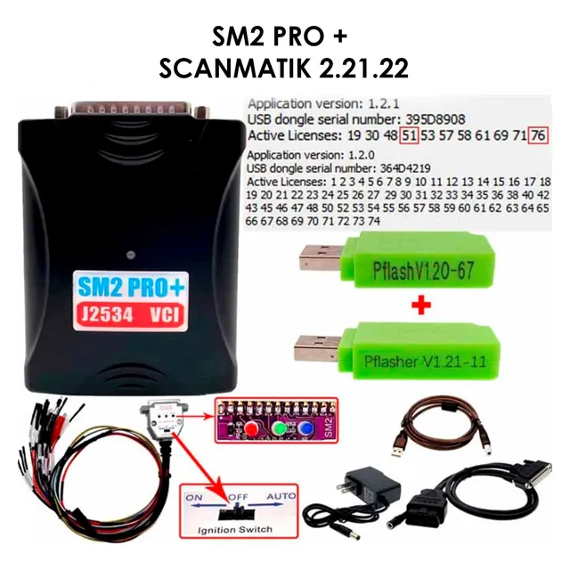 Sm2 Pro Scanmatik Pcm Flash J2534 Programador Scaner Ecu Dsg
