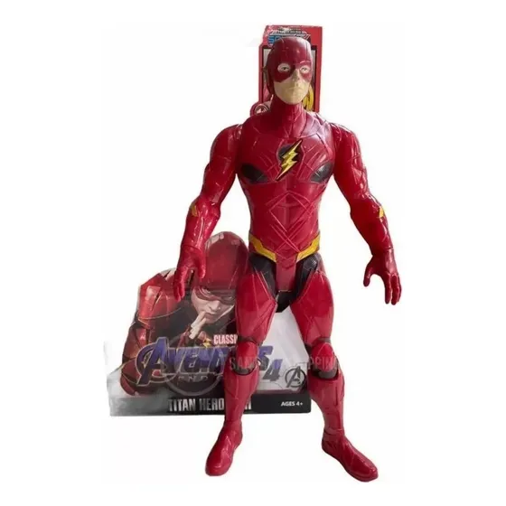 Boneco Flash 30cm Articulado Vingadores Avengers Som/luz