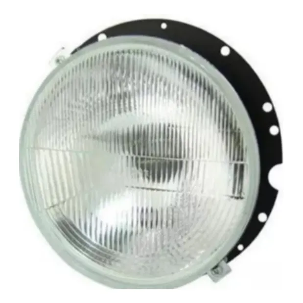 Faro Semioptica Vw Fusca Kombi Vidrio Casco De Chapa
