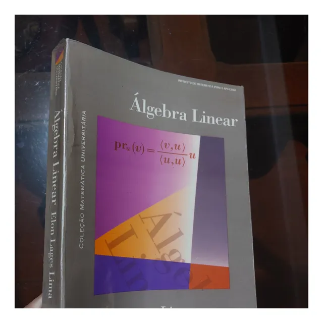 Libro Algebra Lineal Elon Lages Lima Instituto Matemática