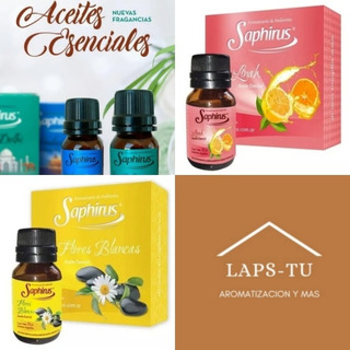 Aromatizante Aceites Esenciales Saphirus X 6 Surtidos Aromatizante Aceites Esenciales Saphirus X 6 Surtidos