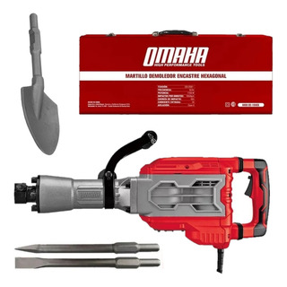 Martillo Demoledor Omaha + Cincel Pala Cortahierro Hexagonal Martillo Demoledor Omaha + Cincel Pala Cortahierro Hexagonal