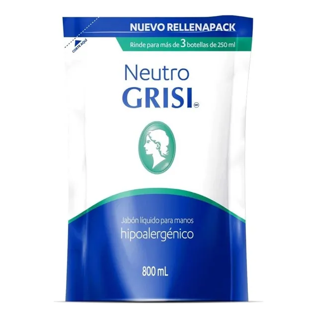 Jabon Grisi Liquido Neutro Econopack 800ml