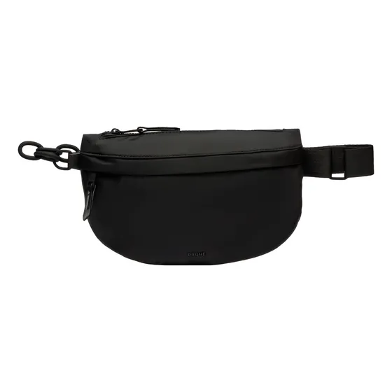 Riñonera Match Nylon Prune Negro Lisa