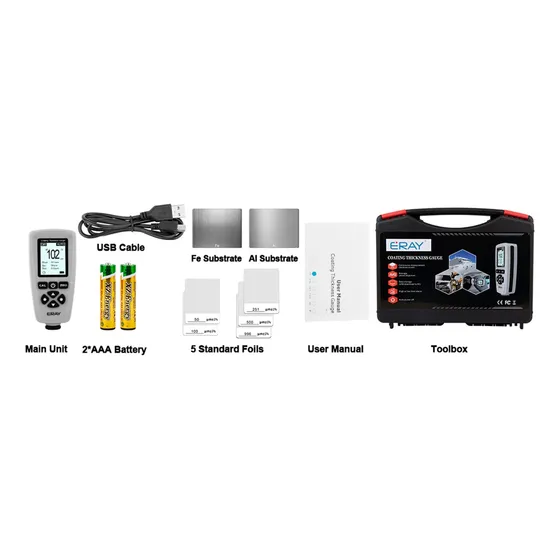 Medidor De Espesor Eray Mil Con Usb Exporta Datos / Bcv