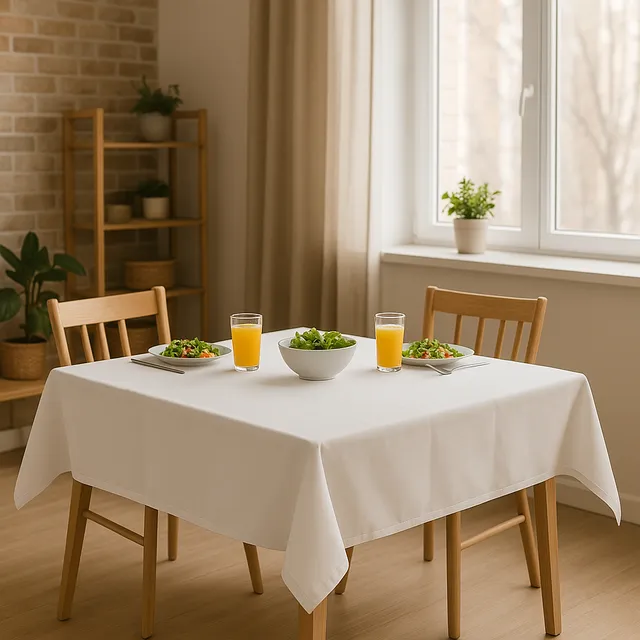 Kit 5 Toalha Forro De Mesa Oxford Quadrada 1,40x1,40 Luxo