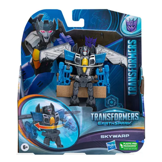 Figura Transformers Skywarp Earthspark Articulada Original