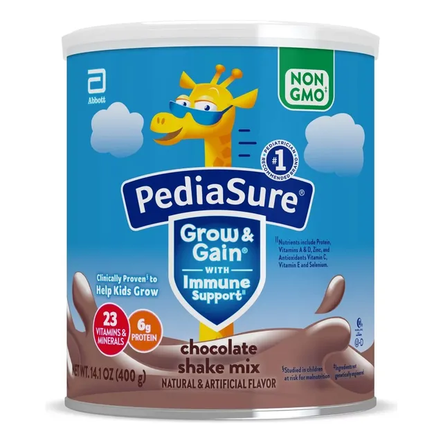 Pediasure Grow & Gain 400 G Shake Mix 26 Vitaminas 12 G Prot