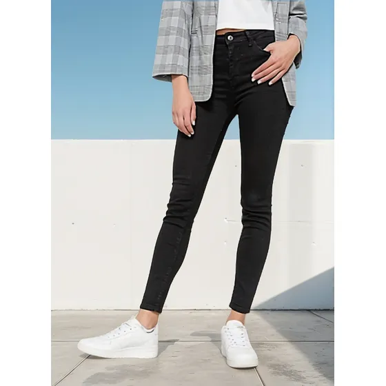 Jean Liso Elastizado Chupín Skinny Importado Excelente Calce