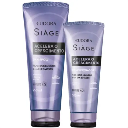 Kit Shampoo + Condicionador Acelera O Crescimento Siage