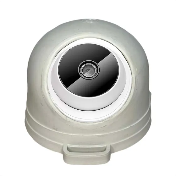 Protetor Antifurto De Camera Dome Acoplamento Profissional Cor Branco