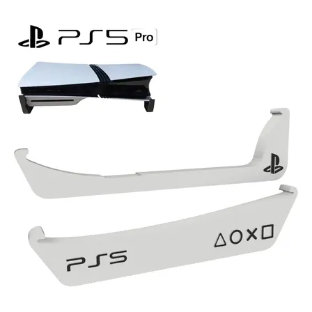 Suporte Horizontal Compatível C/ Ps5 Pro Disk Com Leitor Cd Branco