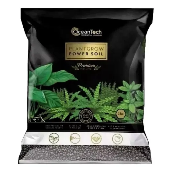 Substrato Fértil Ocean Tech Plant Grow Power Soil 2,5 Kg