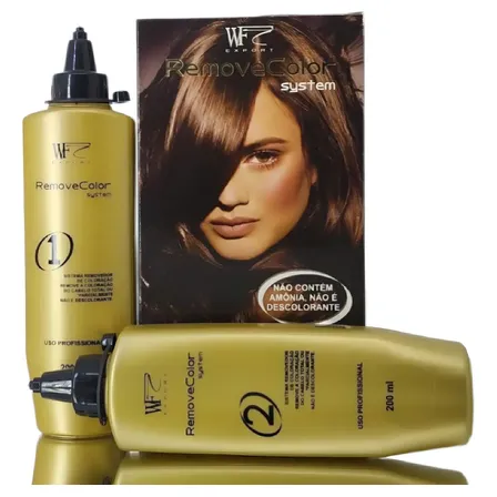 Kit Removedor Coloração Total Parcial Remove Color Wf 400ml Tom Sem Tom