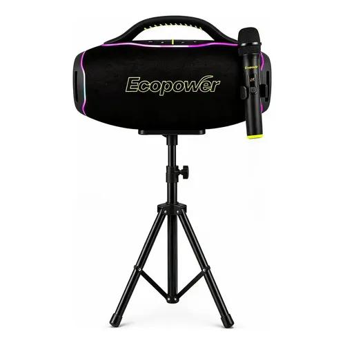 Caixa Boombox Ecopower Ep-802 Hopestar A90 700w + Mic +tripé