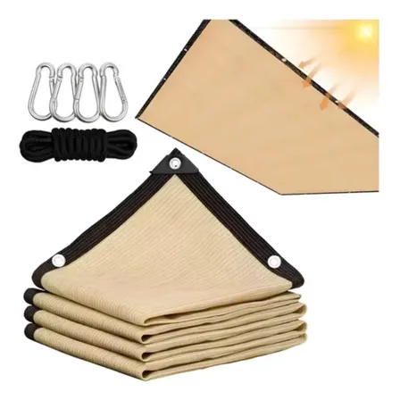 Toldo Garagem 4mx6m Tela Protecao Sombreamento Proteção 90%